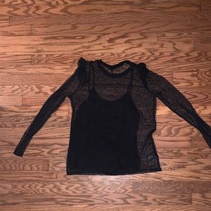 Fun see through top with cami